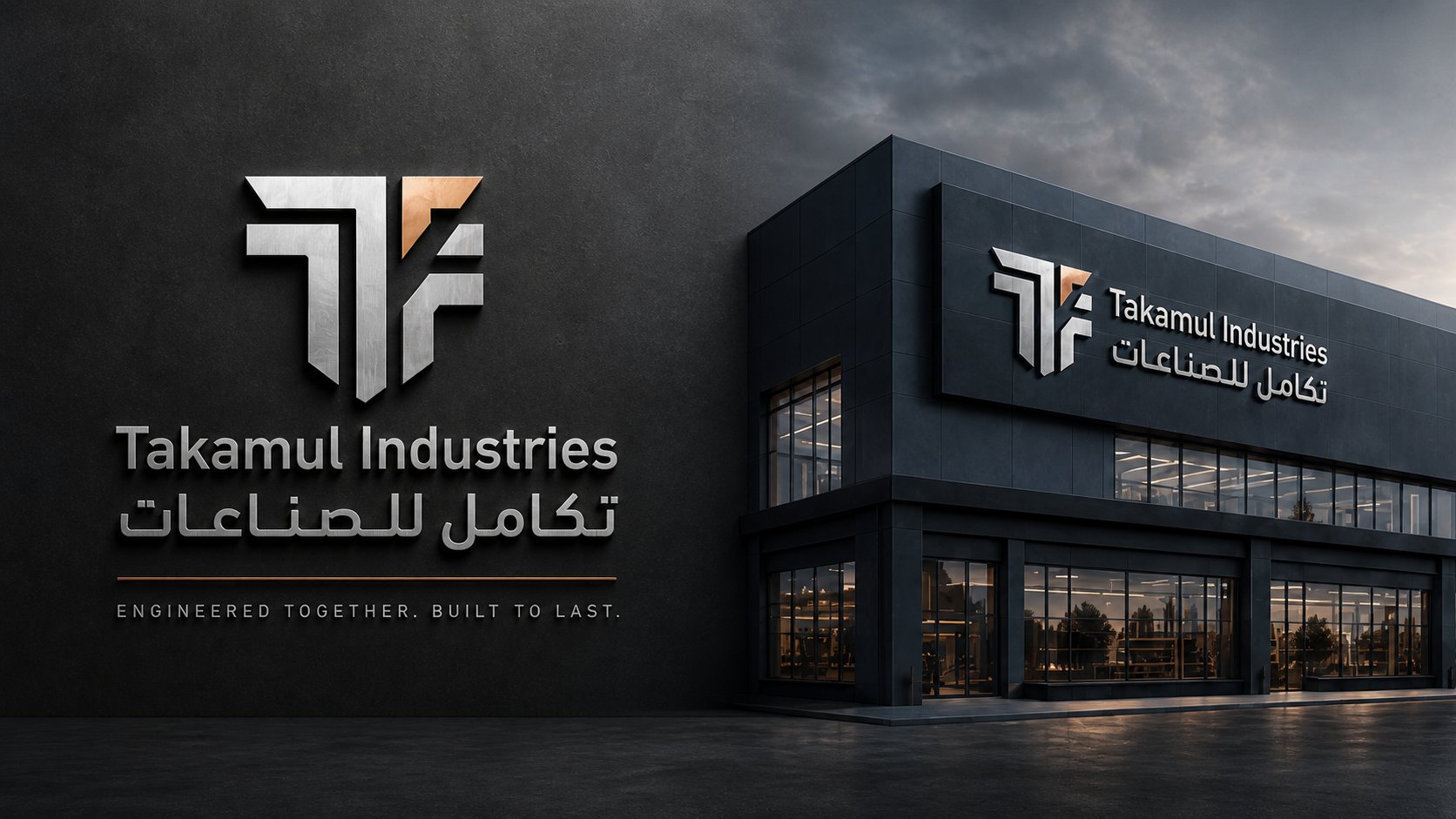 هوية تكامل للصناعات — Takamul Industries Brand Identity