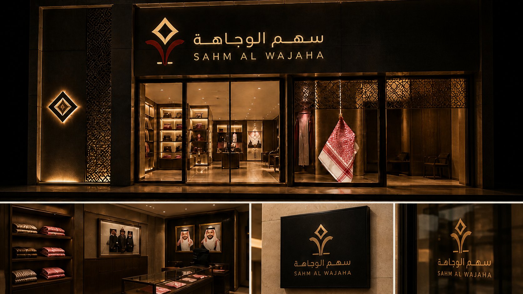 واجهة المحل والتصميم الداخلي
